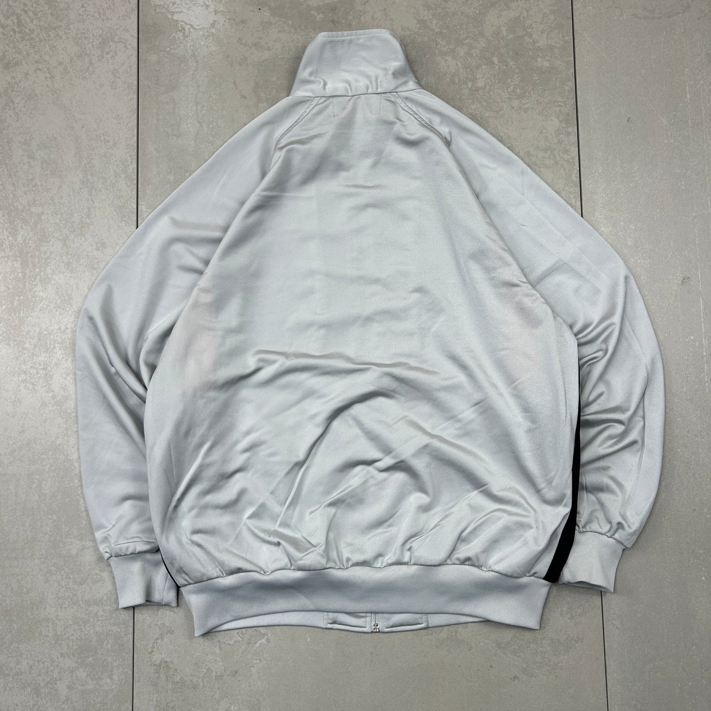 Vintage Kappa Grey Tracksuit Track Shell Windbreaker Jacket - M