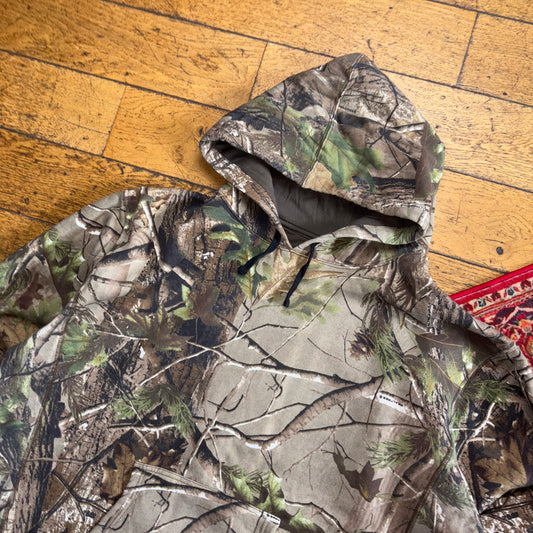 Vintage Realtree Camo Green Hoodie Sweatshirt - 3XL
