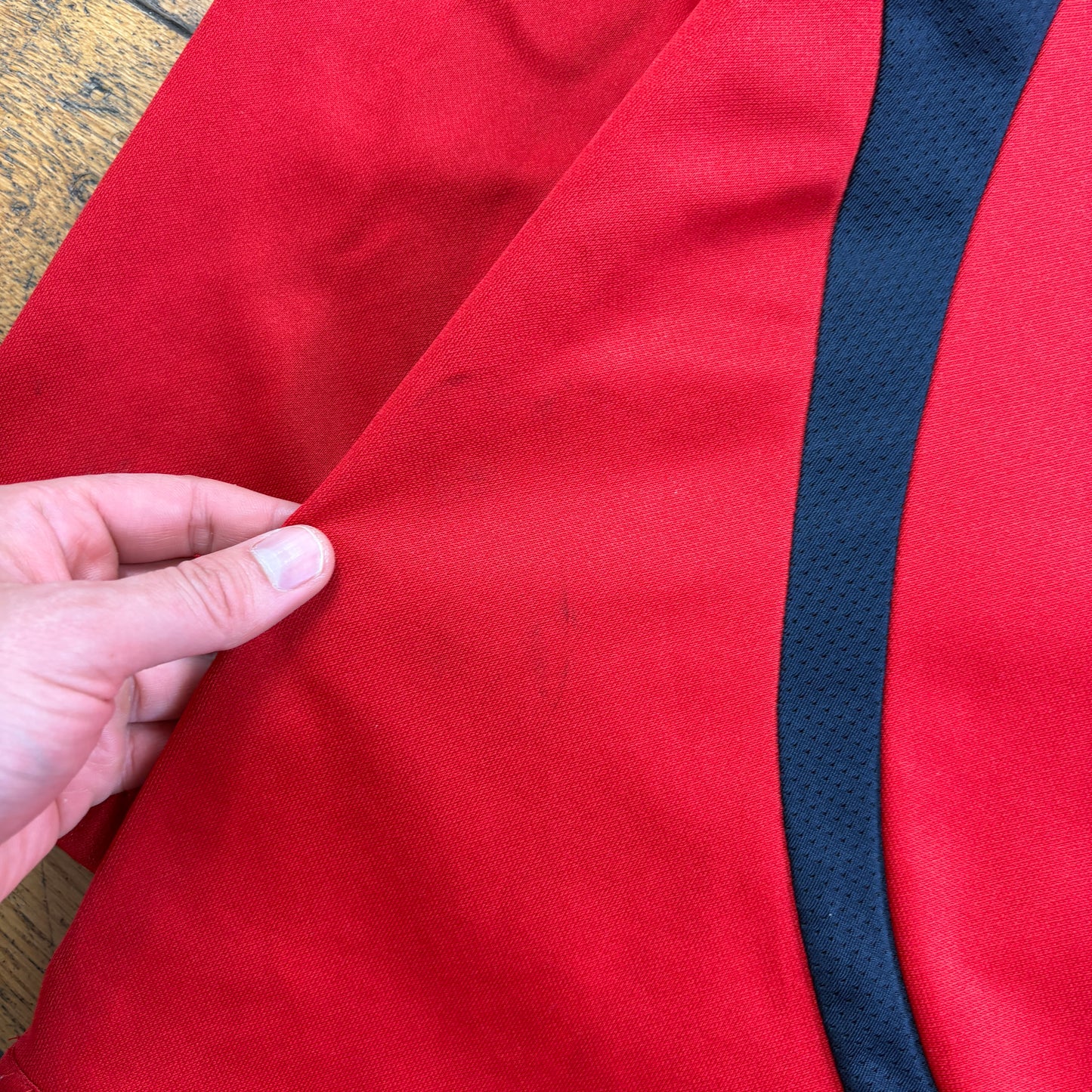 Vintage Adidas Bayern Munich Embroidered Football Red Tracksuit Jacket - M