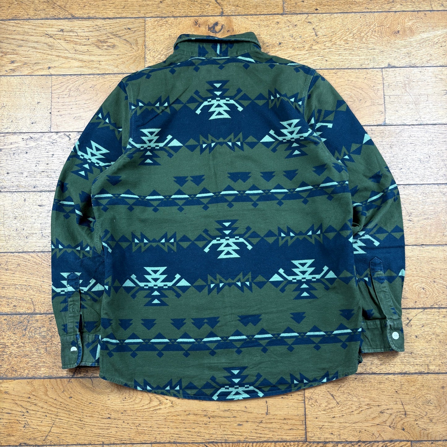 Vintage Carhartt Green Aztec Shirt - S