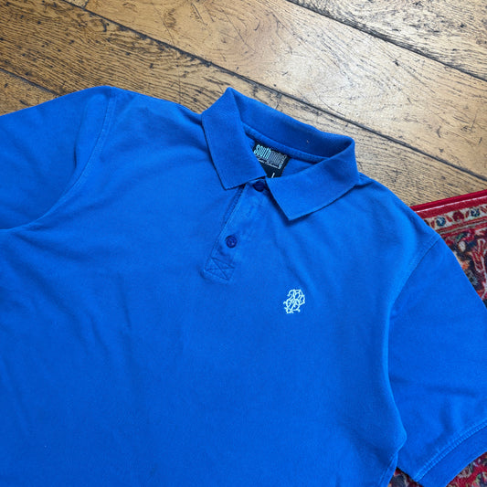 Vintage Southpole Blue Hip Hop Embroidered Polo Shirt - L