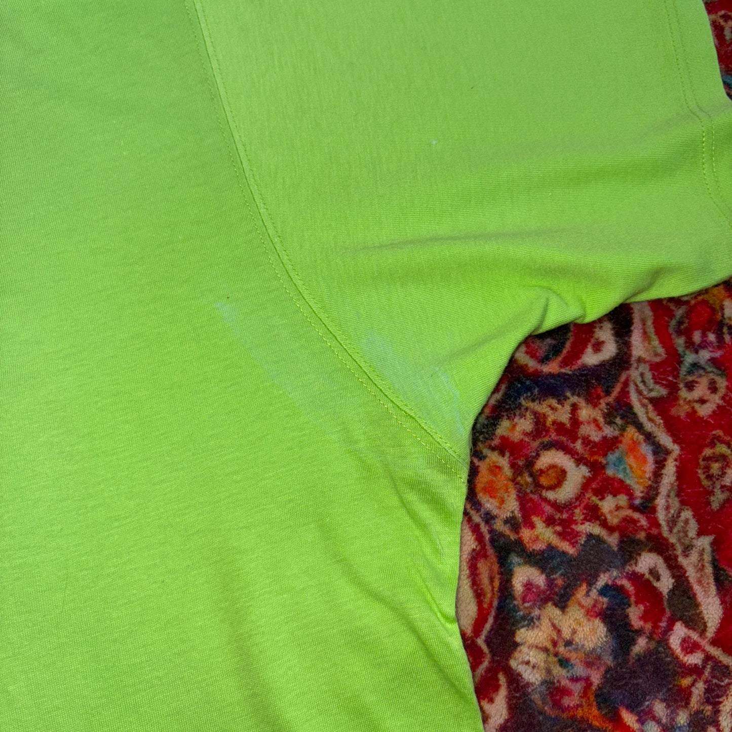 Vintage Think Pink Mountain Biking Green Graphic T-Shirt - M