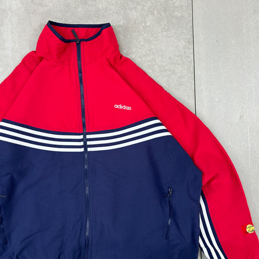 Vintage Adidas Red Tracksuit Track Shell Windbreaker Jacket - XL