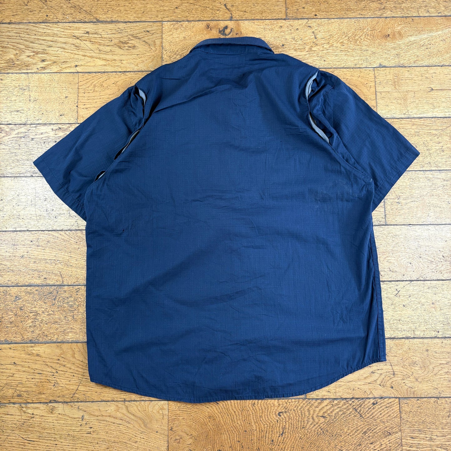 Vintage Carhartt Navy Workwear Short Sleeve Shirt - XL
