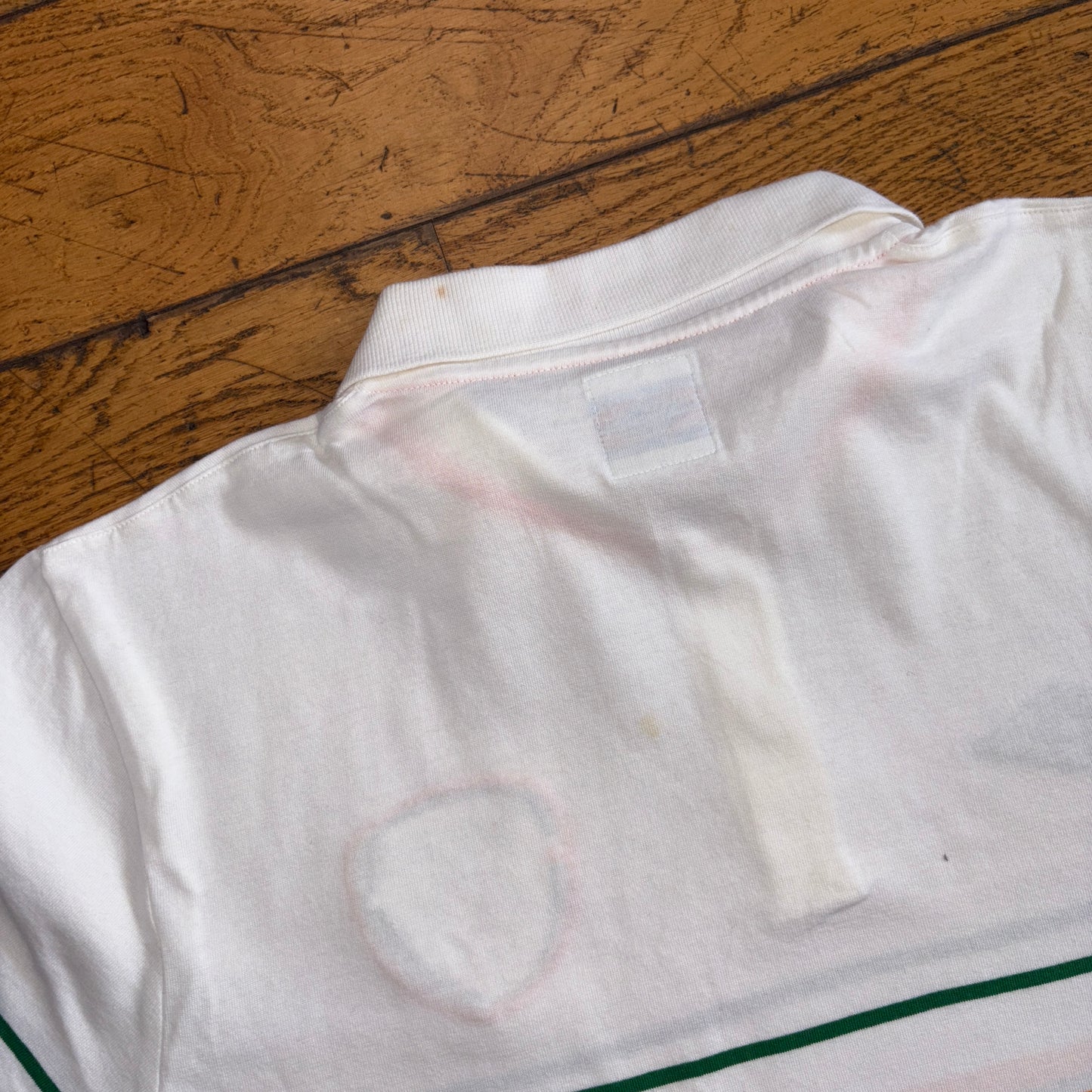 Vintage Umbro Ireland 06/07 White Football Polo Shirt - M