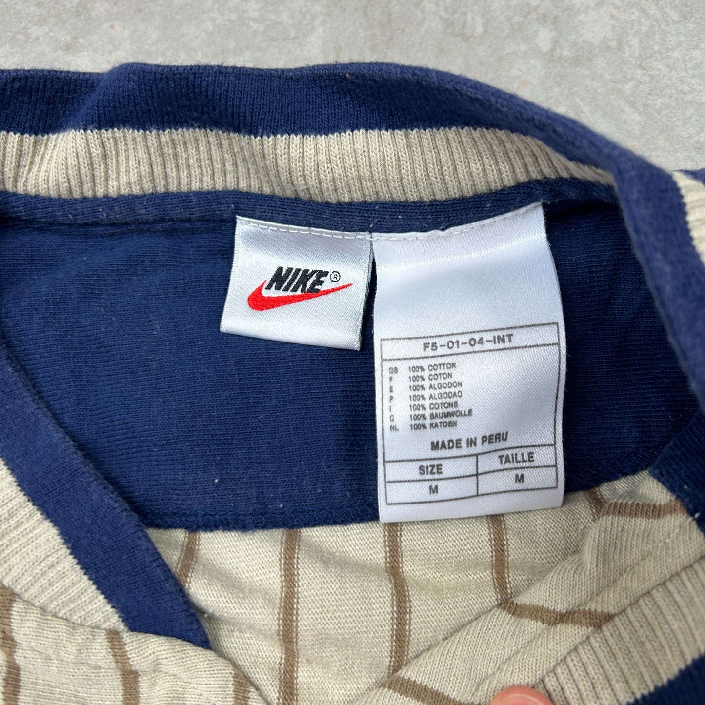 Vintage 90s Nike Baseball Embroidered Button Brown T-Shirt - XL
