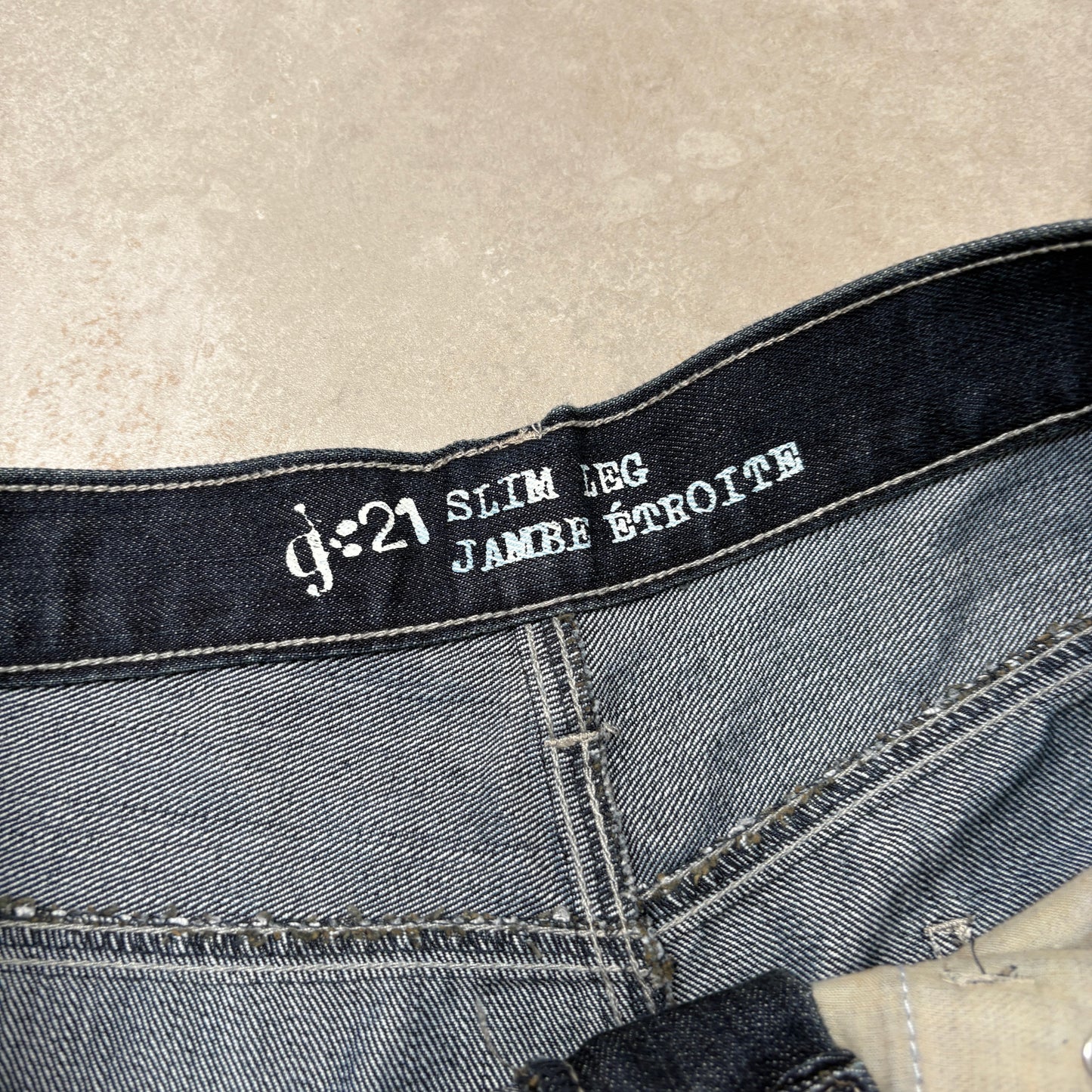 Vintage Embroidered Hip Hop Blue Baggy Shorts Jorts - 36