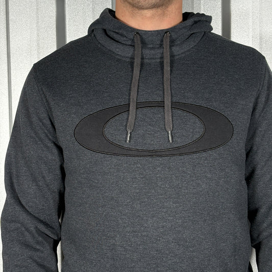 Oakley Black Embroidered 00s Hoodie Sweatshirt - S