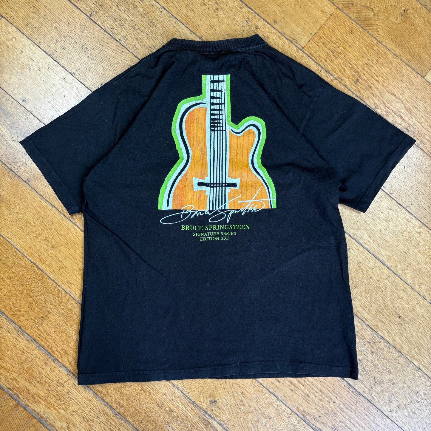 Vintage Bruce Springsteen Hard Rock Black Graphic T-Shirt - L