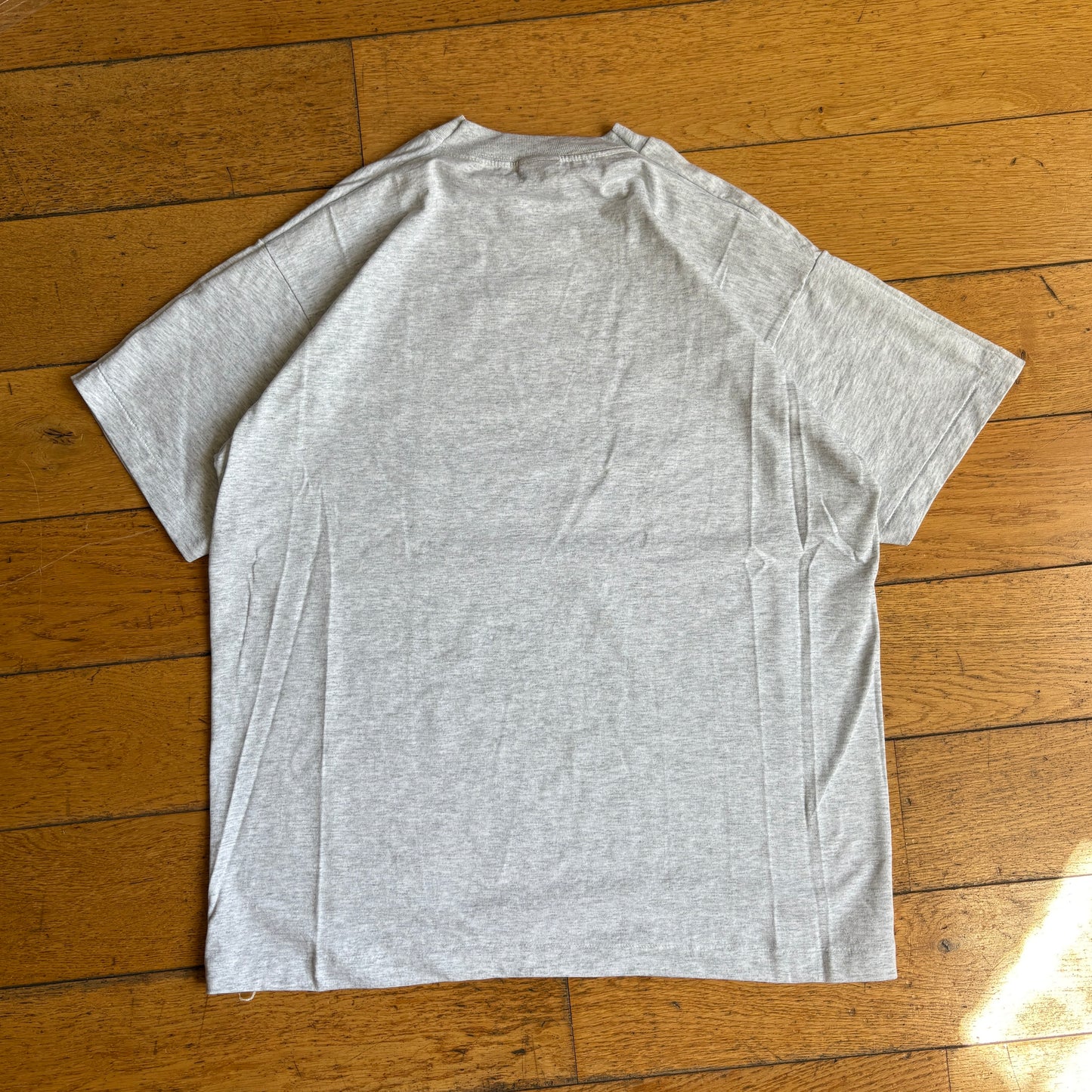 Vintage 90s Funny Cat Single Stitch Grey Graphic T-Shirt - M