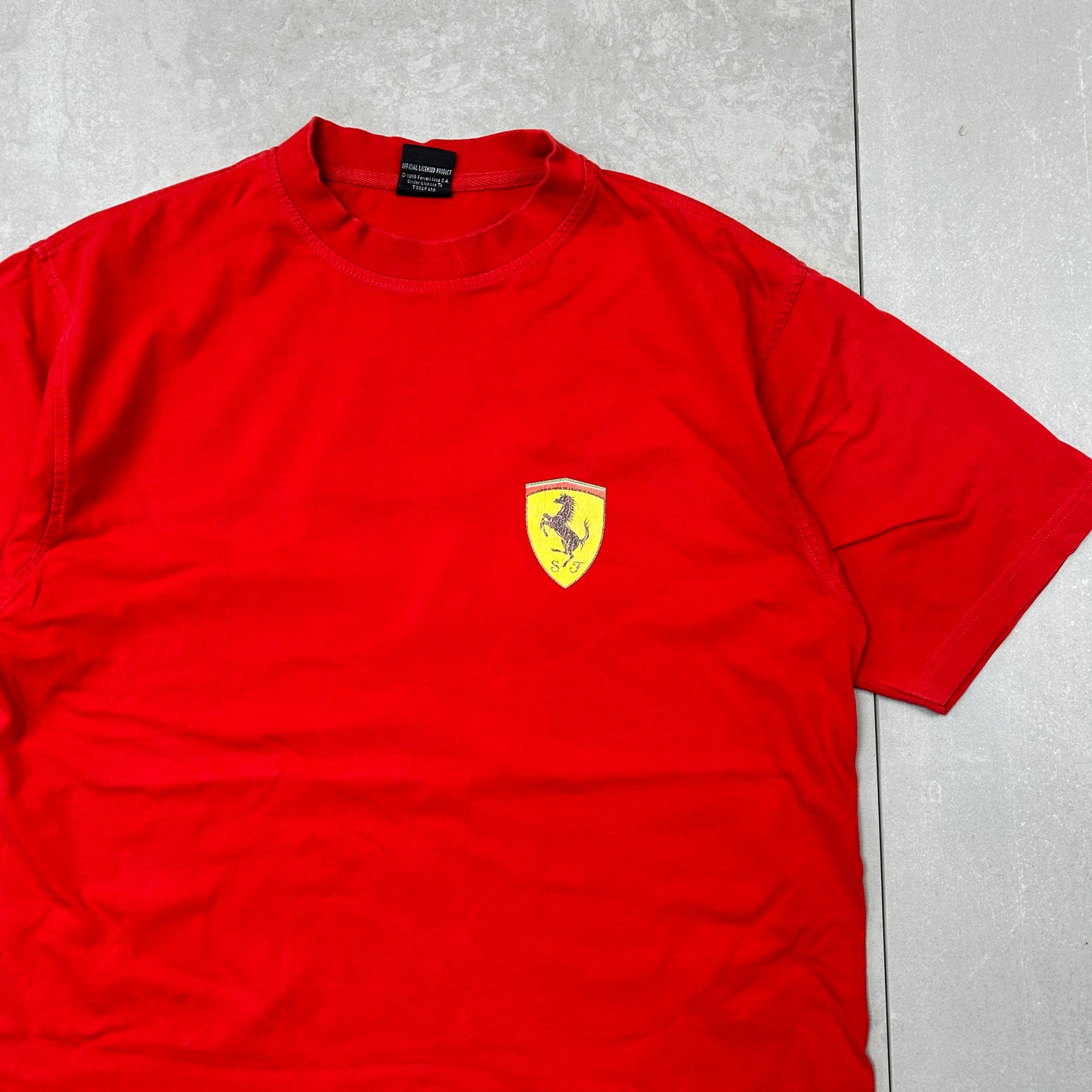 Vintage 1999 Ferrari Graphic Red T-Shirt - M
