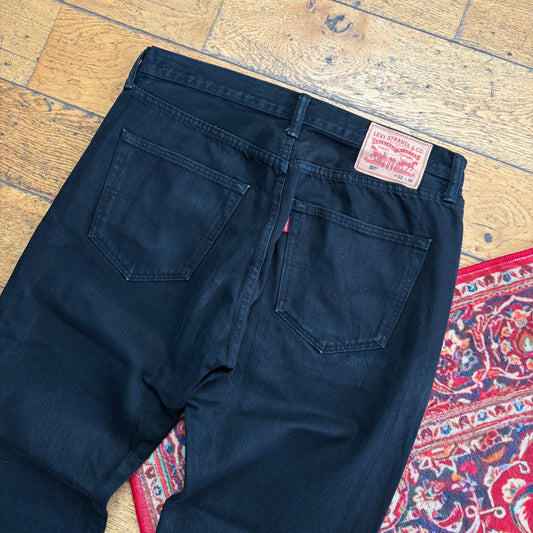 Vintage Levis 501 Straight Blue Denim Jeans - 33L