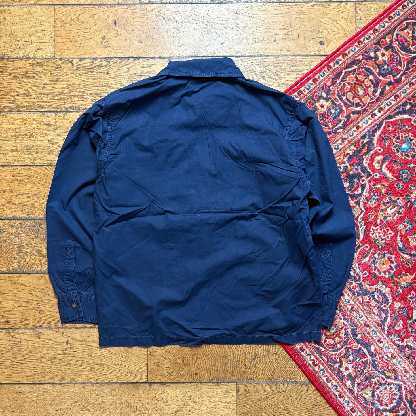 Vintage Replay Navy Lightweight Workwear Shirt Shacket Jacket - XS