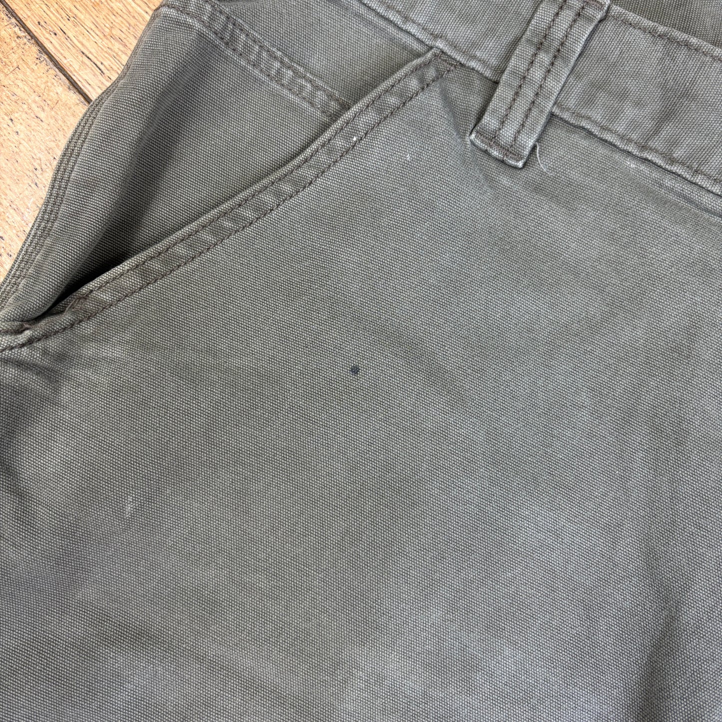 Vintage Carhartt Grey Workwear Baggy Carpenter Shorts - 34