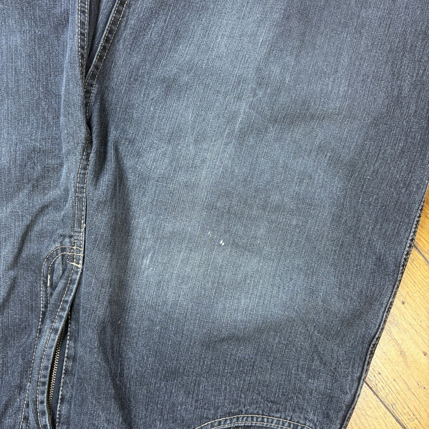 Vintage Bugle Boy Hip Hop Baggy Black Shorts Jorts - 38