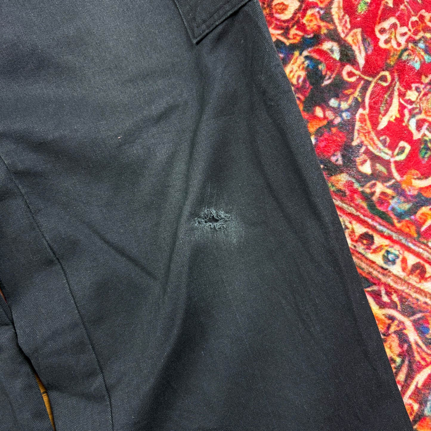 Vintage Dickies Cargo 874 Skate Black Trousers - 34