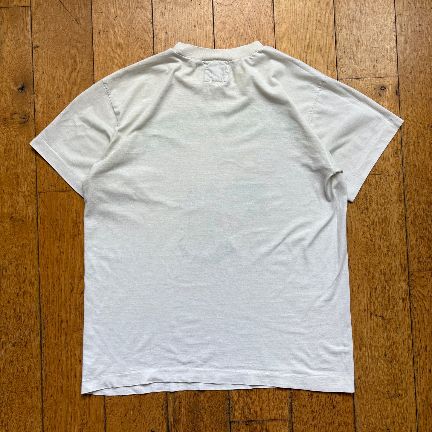 Vintage 90s Mexico Lizard Bar Single Stitch White Graphic T-Shirt - S