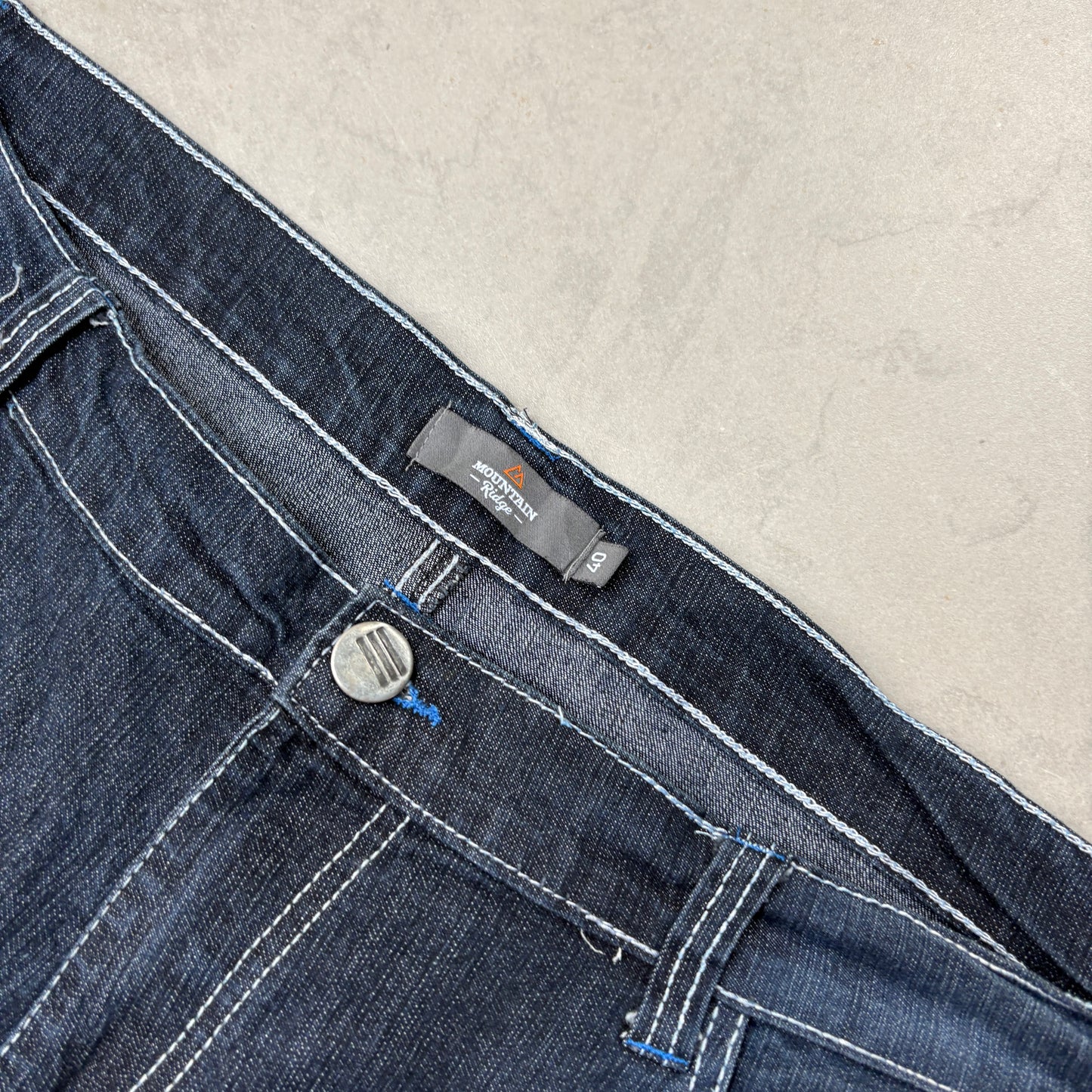 Vintage Hip Hop Baggy Blue Shorts Jorts - 40