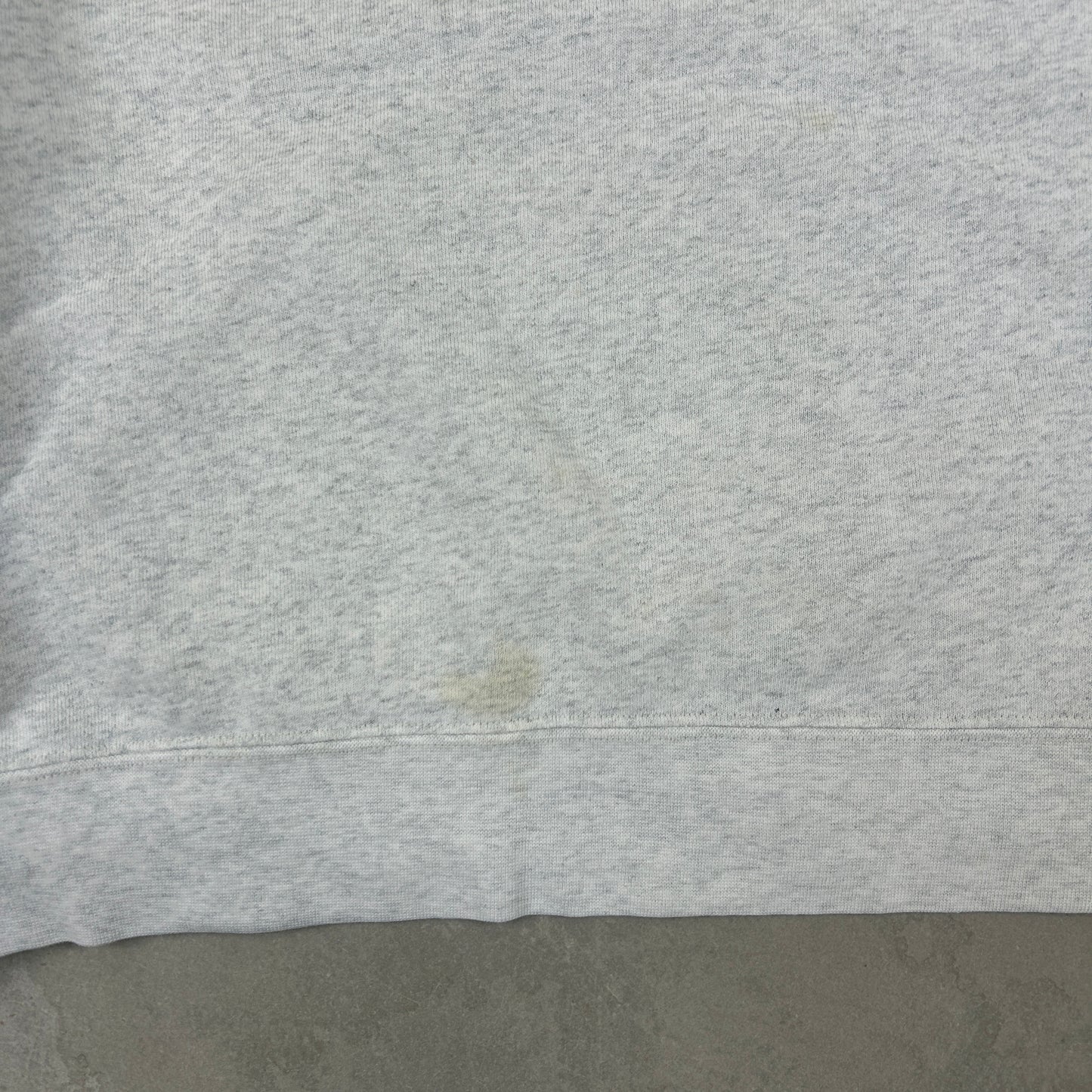 Vintage 00s Nike Air Jordan Grey Embroidered Sweatshirt - M