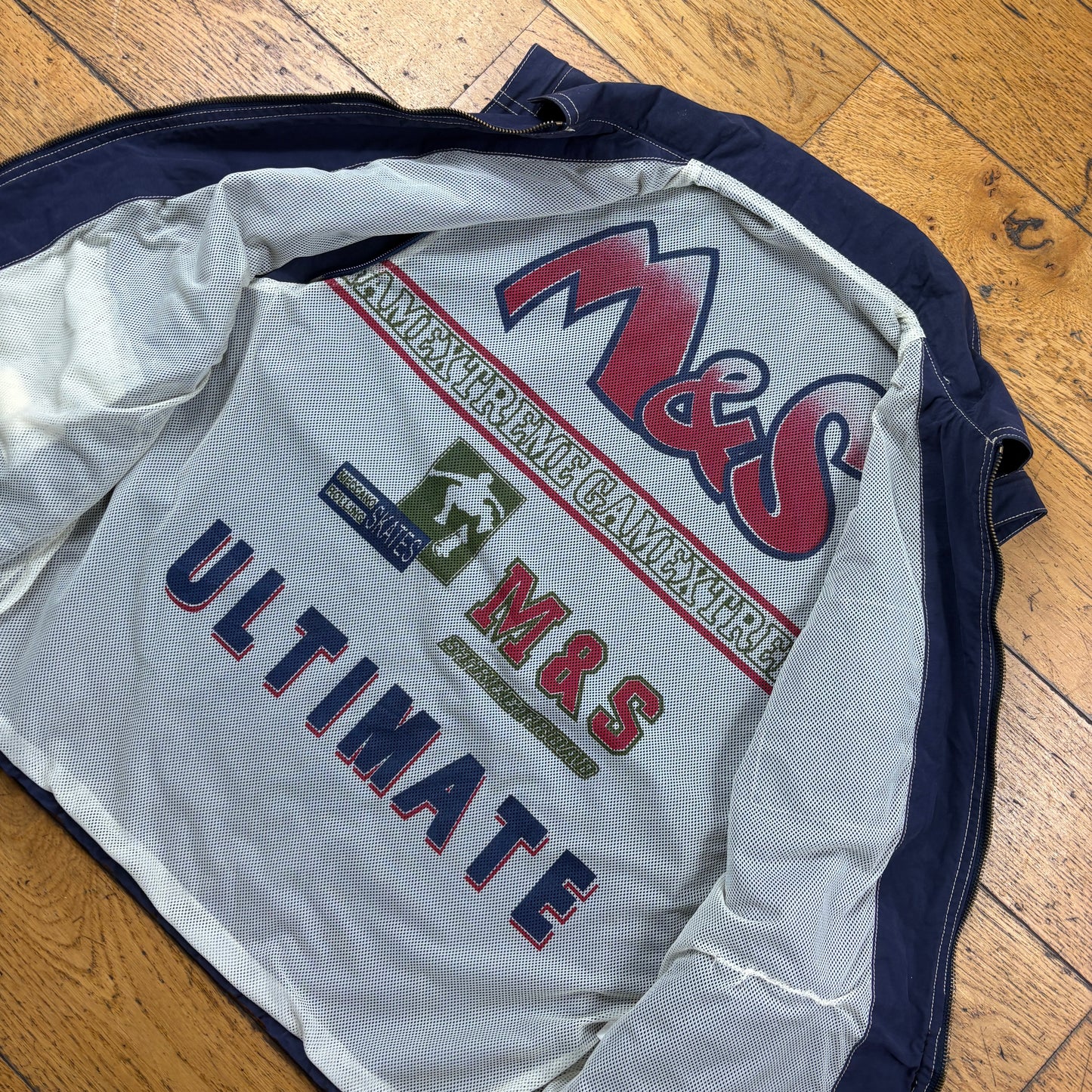Vintage Skate Navy Gilet Vest - M