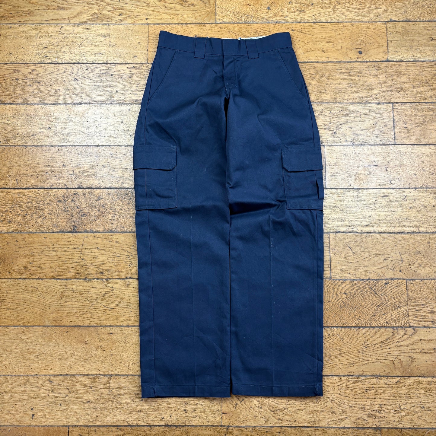 Vintage Dickies 874 Cargo Navy Vaggy Skate Trousers - 30
