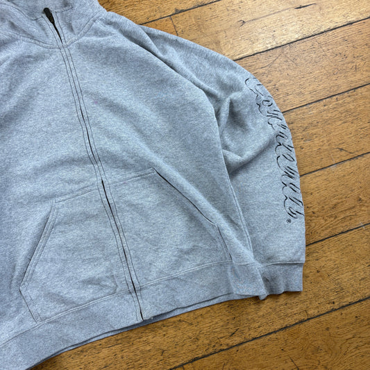 Vintage Carhartt Grey Zip Sweatshirt - S