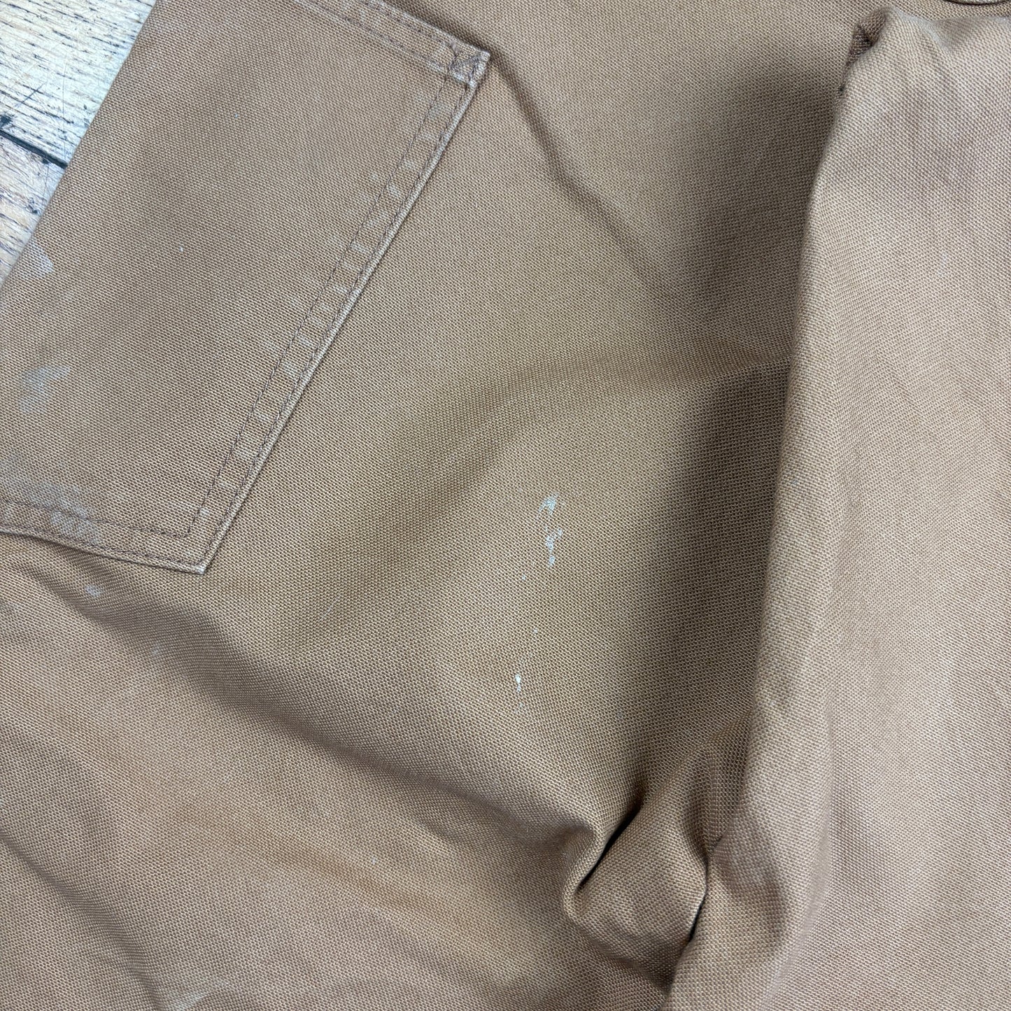 Vintage Carhartt Brown Double Knee Workwear Carpenter Baggy Trousers - 33