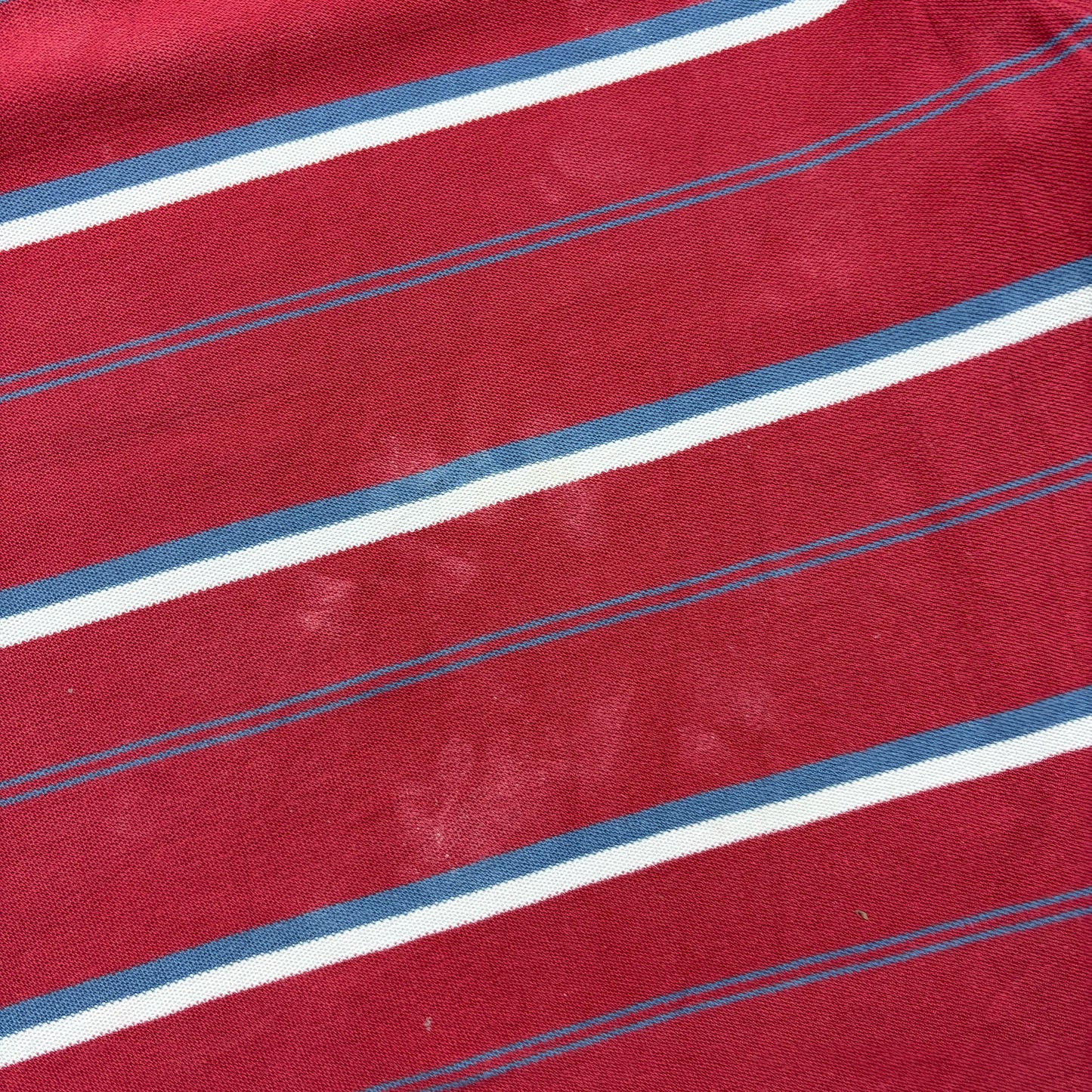 Vintage Timberland Red Stripe Polo T-Shirt - XL