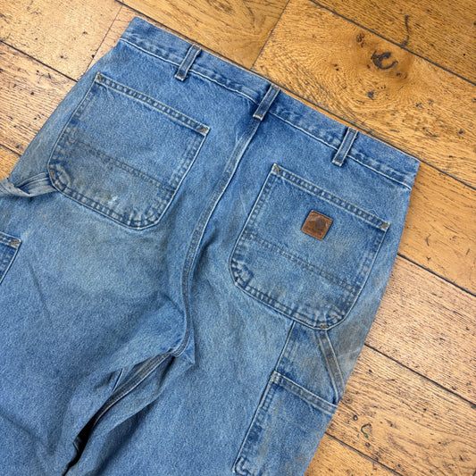 Carhartt Blue Workwear Carpenter Baggy Jeans - 34