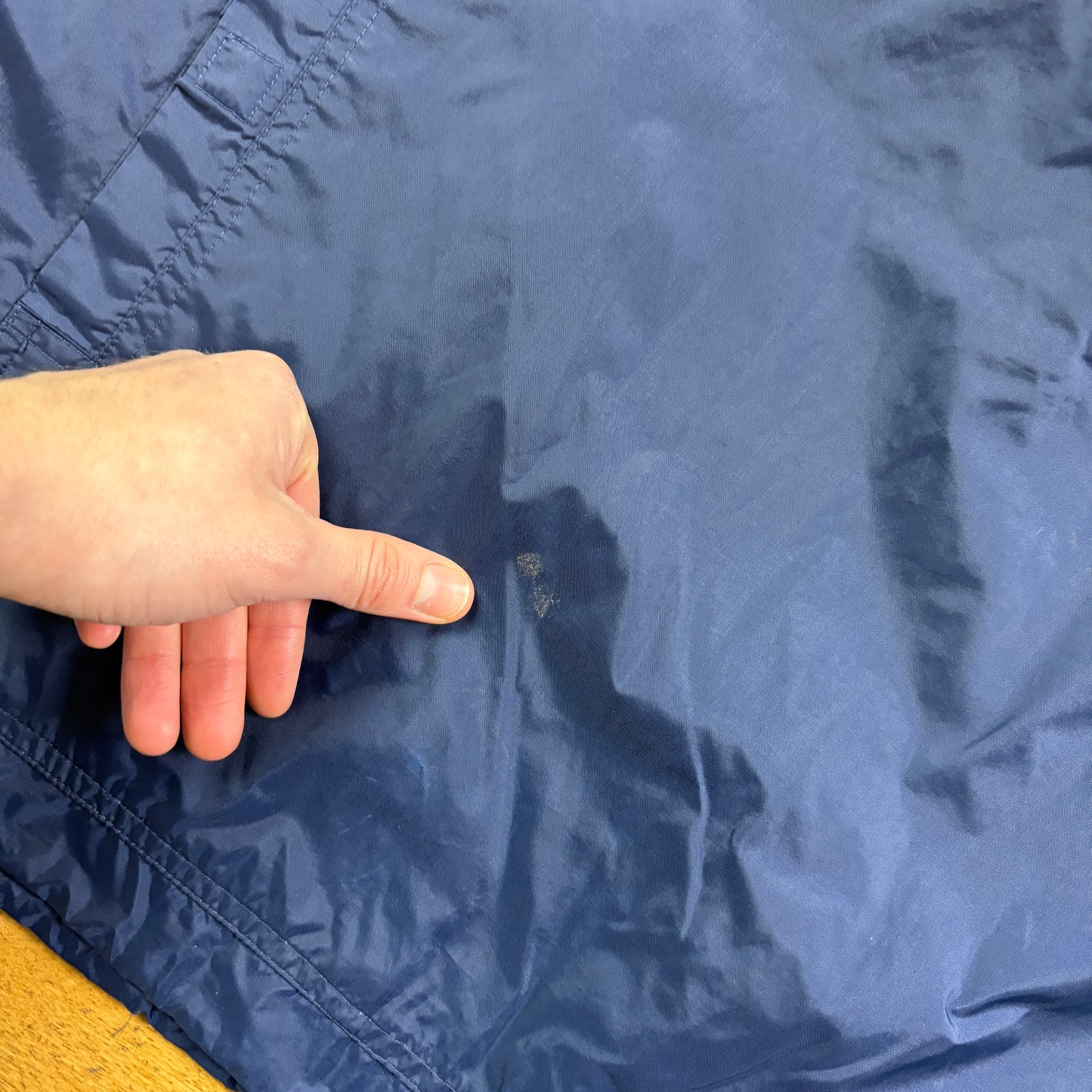 Vintage Speedo Embroidered Navy Waterproof Parka Jacket - L