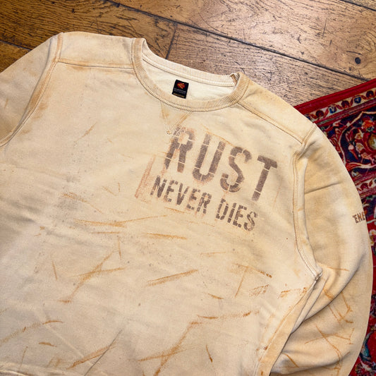 Vintage Energie Skate Brown Yellow Rust Sweatshirt - M