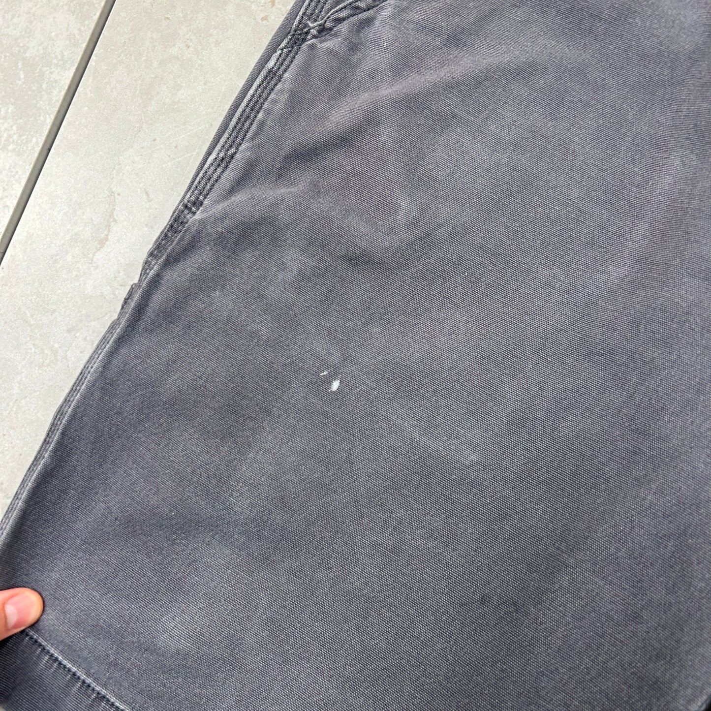 Vintage Carhartt Workwear Baggy Grey Carpenter Shorts - 36