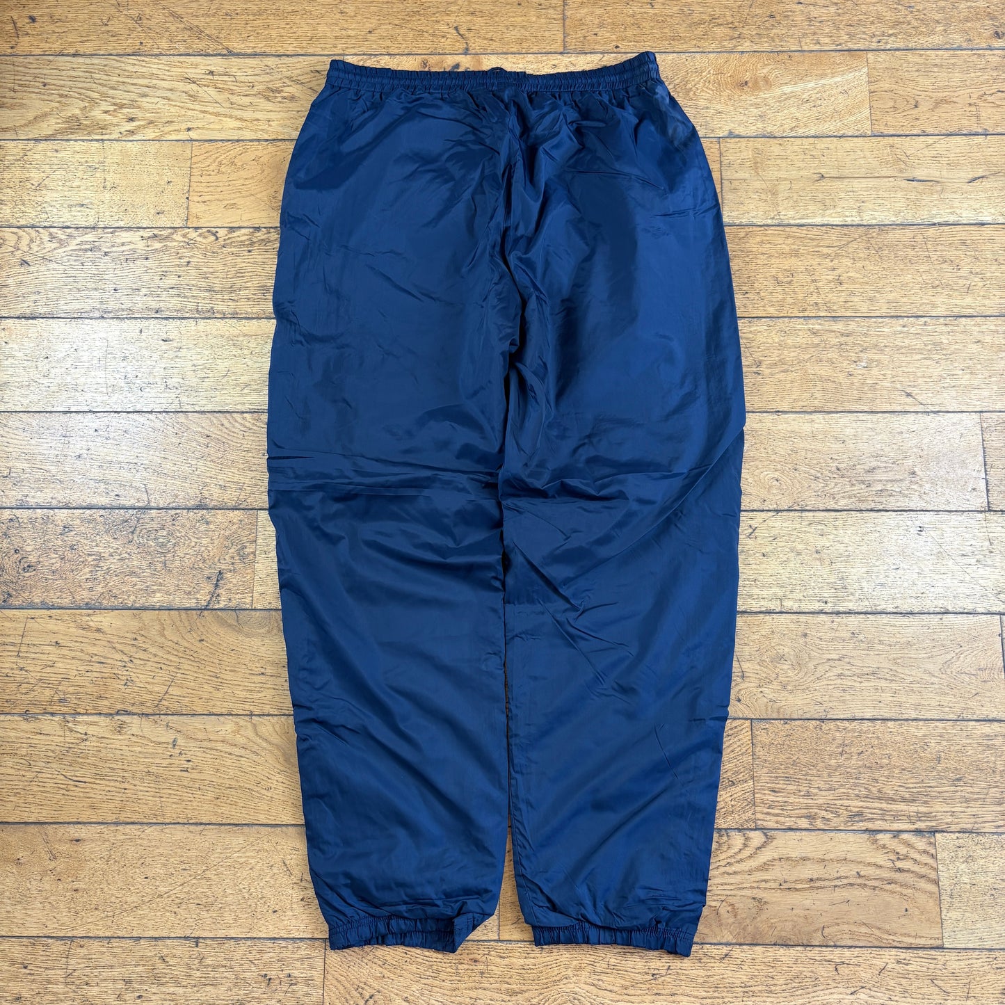 Vintage Reebok Navy Baggy Tracksuit Sweatpants Track Pants Bottoms - XL