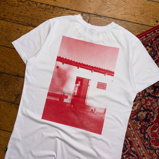 Vintage White Graphic T-Shirt - S