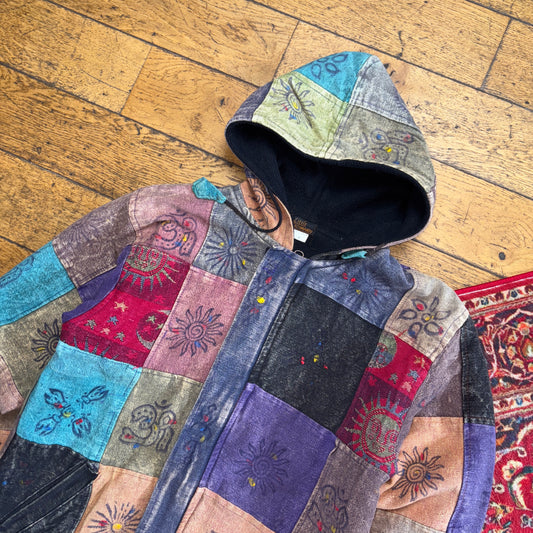 Vintage Workwear Patchwork Carhartt Active Style Jacket Coat - S