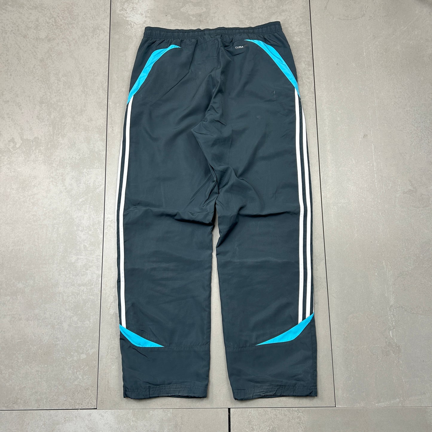 Vintage Adidas Grey Baggy Tracksuit Sweatpants Track Pants Bottoms - M