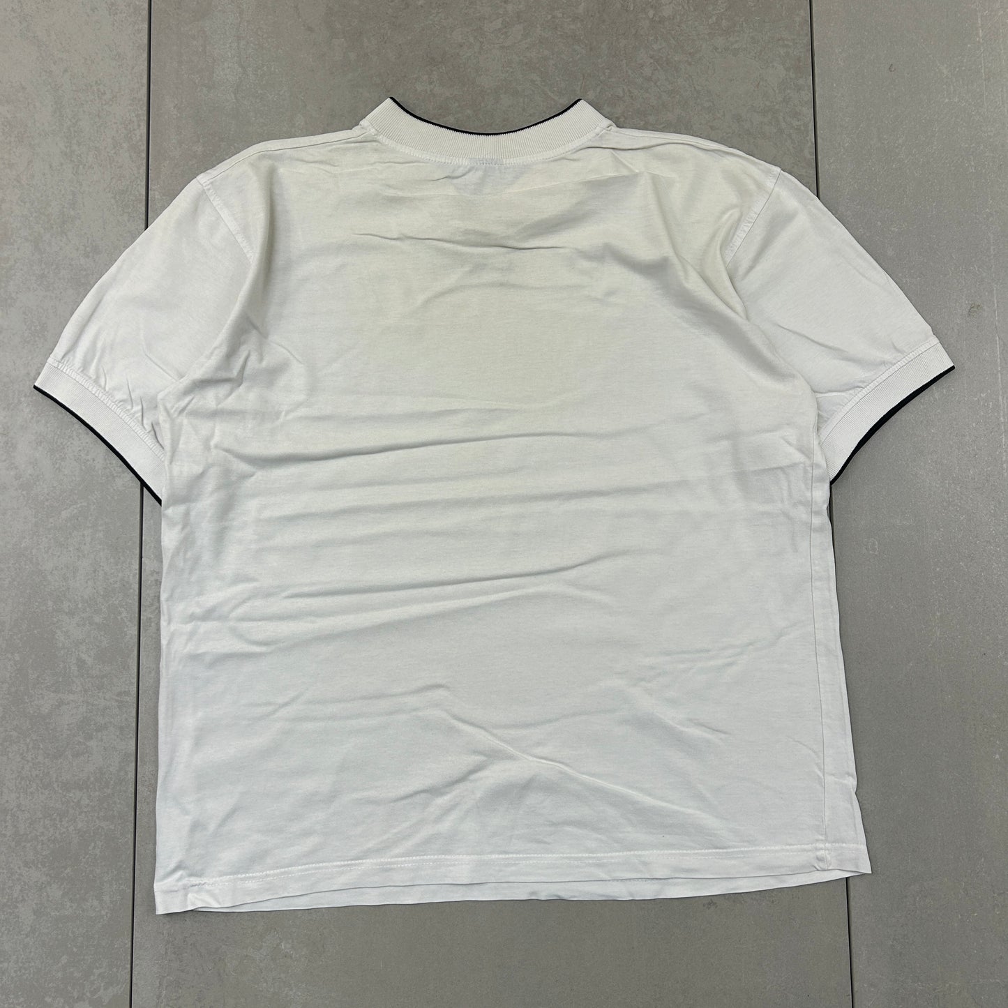 Vintage Nike Swoosh White Embroidered T-Shirt - L