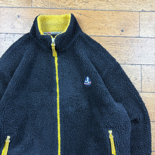 Vintage Boombap Black Fleece Zip Sweatshirt - XL