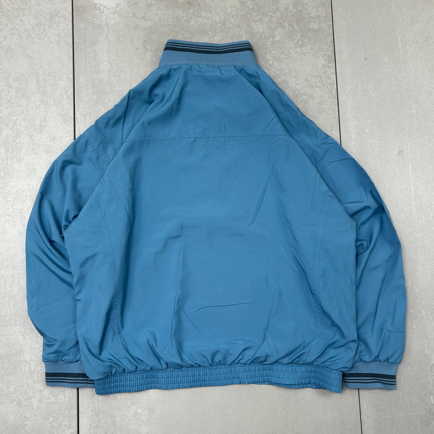 Vintage 90s Adidas Blue Tracksuit Track Shell Windbreaker Jacket - L