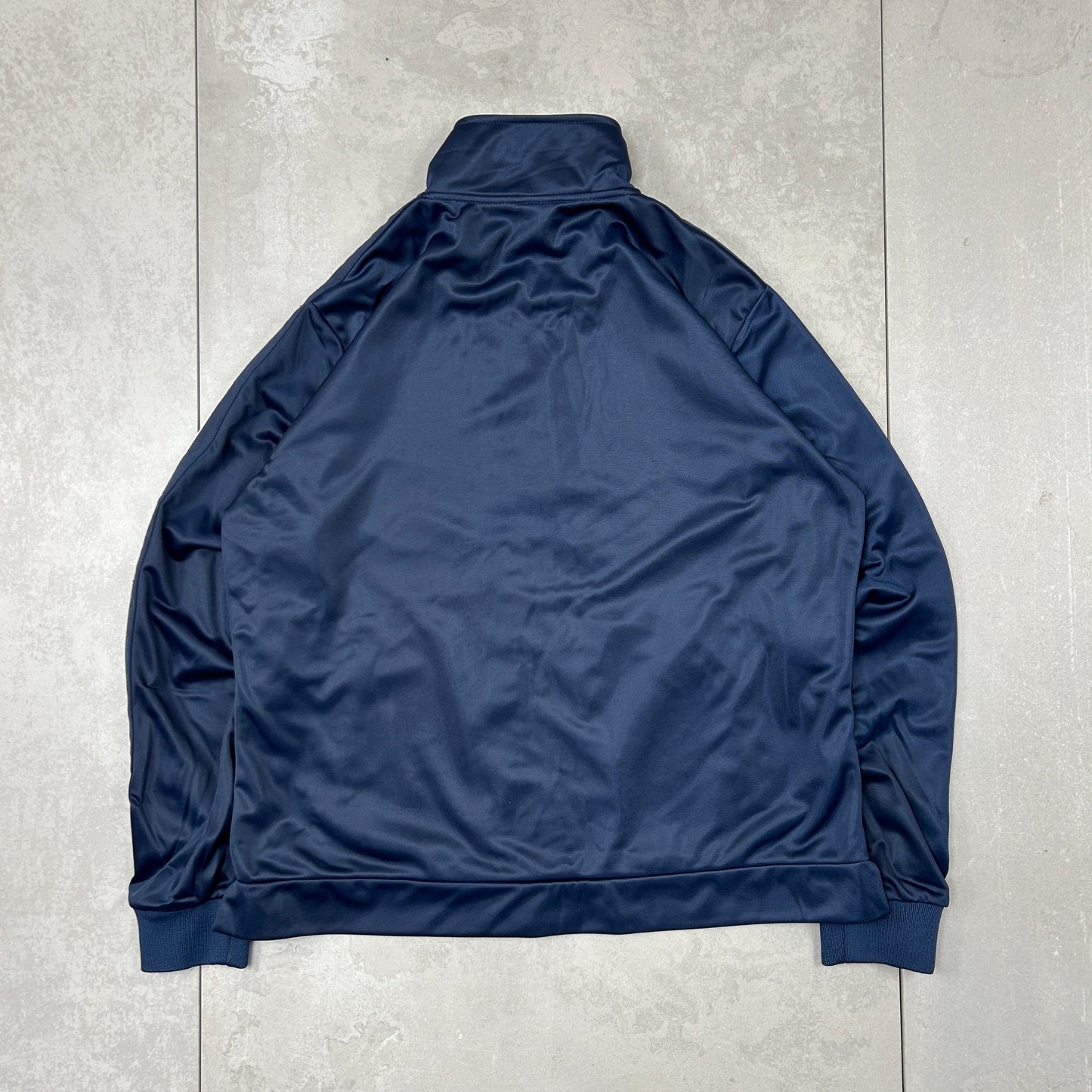 Vintage 00s ASICs Navy Tracksuit Track Shell Windbreaker Jacket - L