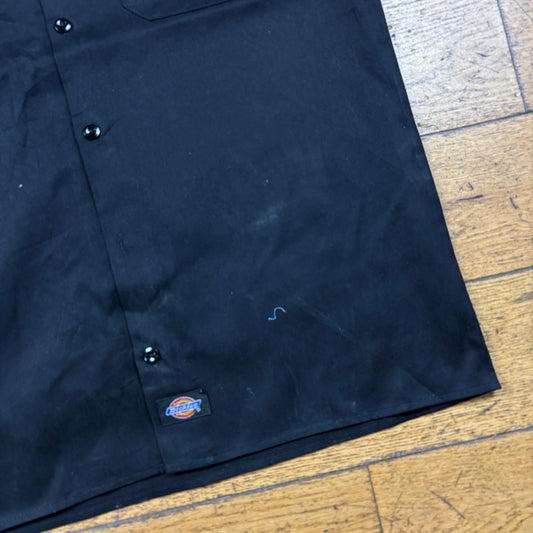 Vintage Dickies Black Workwear Short Sleeve Shirt - S