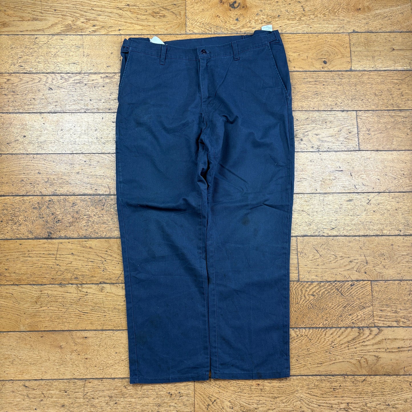 Vintage Dickies 874 Navy Baggy Skate Trousers - 38
