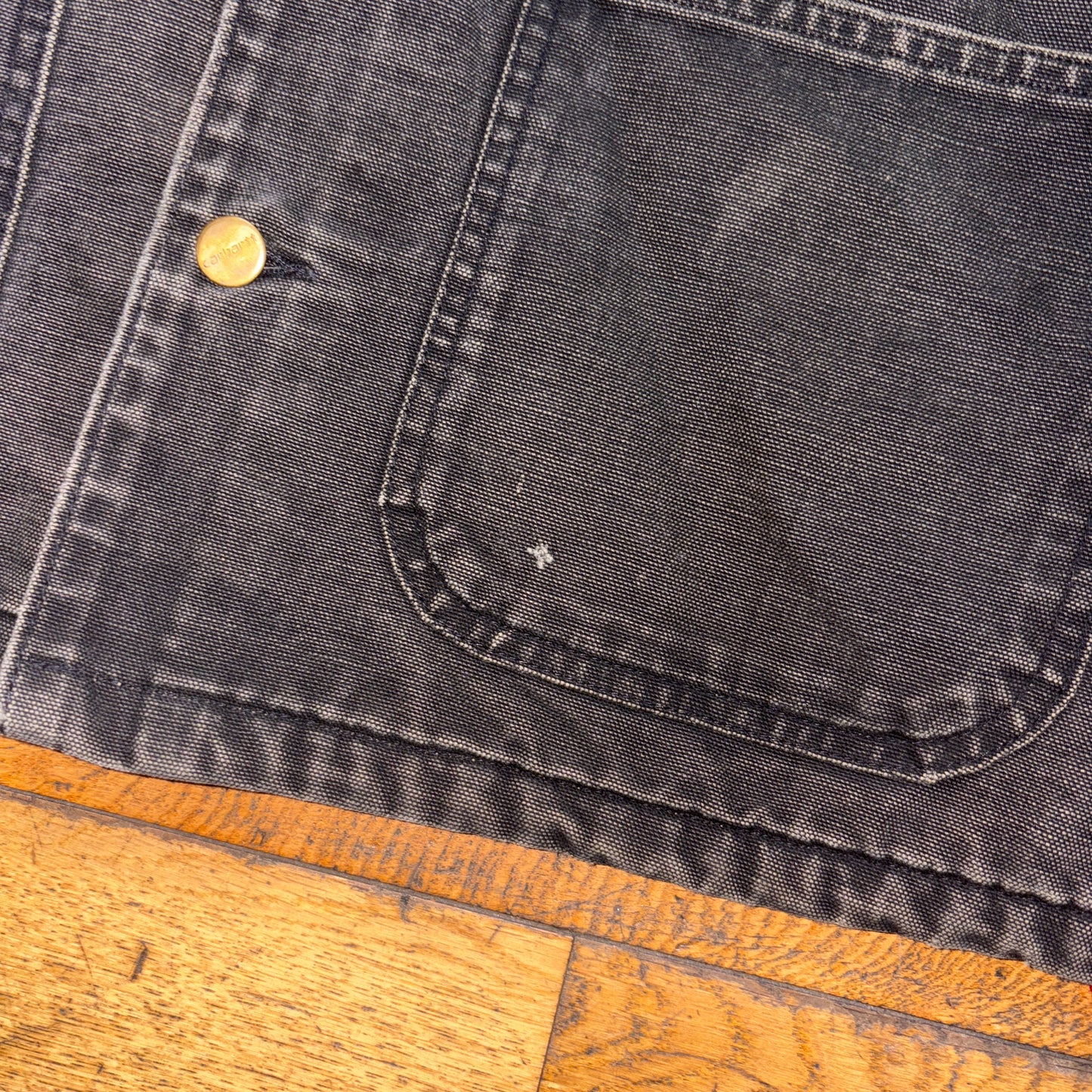 Vintage 1998 Carhartt Black Michigan Chore Workwear Jacket - 2XL