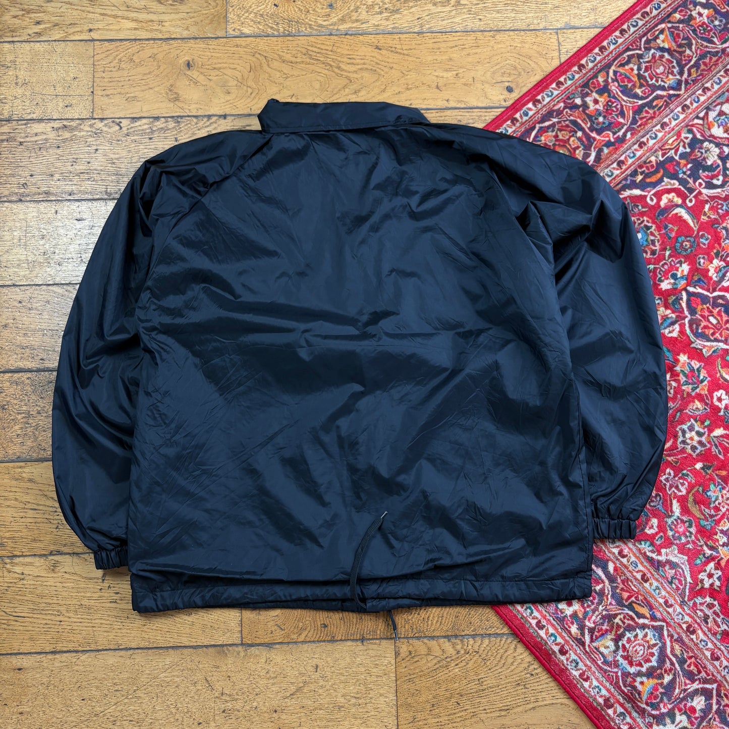 Vintage Black Nylon Coach Harrington Jacket - M