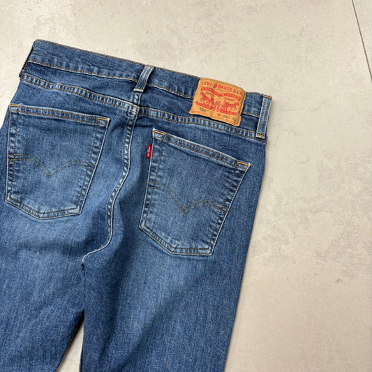 Vintage Levis 510 Skinny Blue Denim Jeans - 29