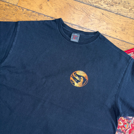 Vintage Celtic Black Graphic T-Shirt - XL
