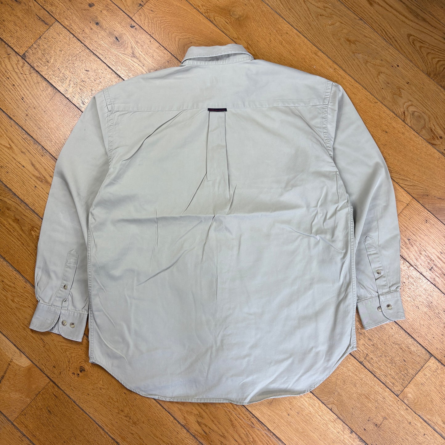 Vintage Kappa Cream Long Sleeve Shirt - L