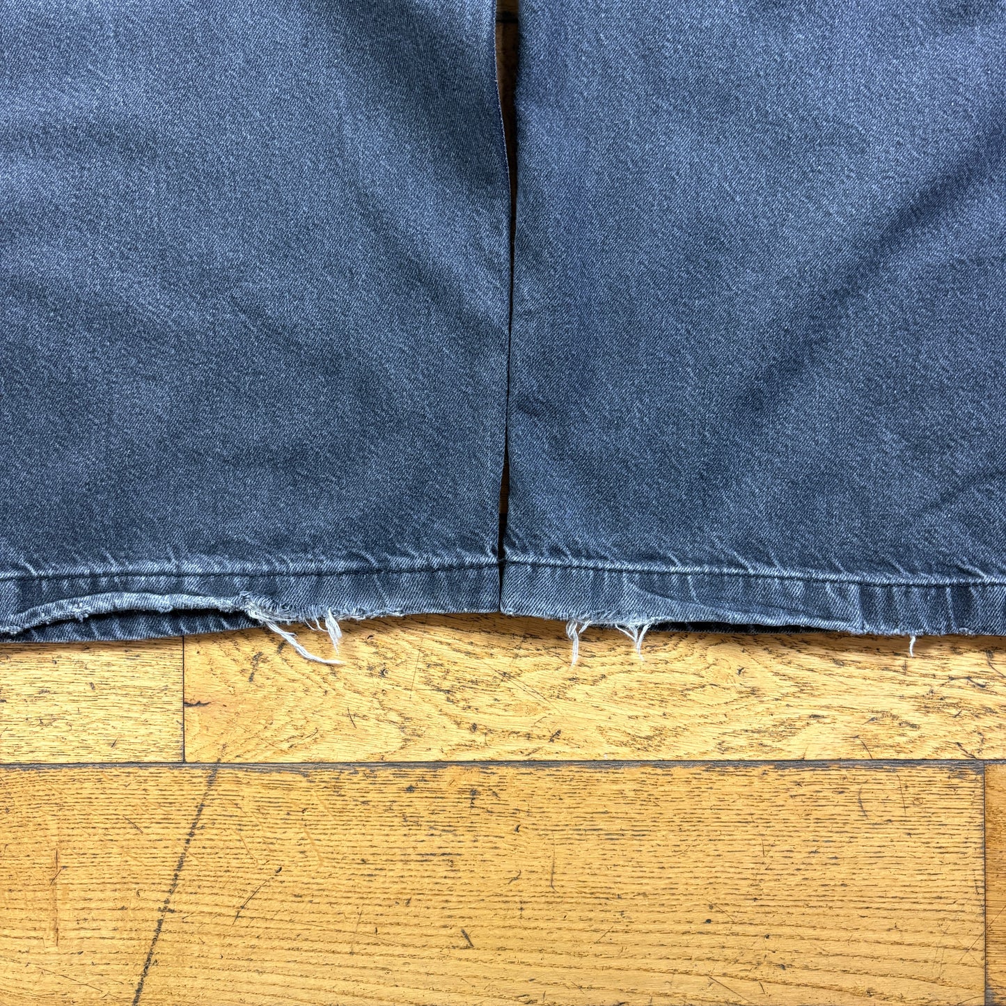 Vintage Collosus Grey JNCO Style Embroidered Y2K Hip Hop Baggy Jeans - 38