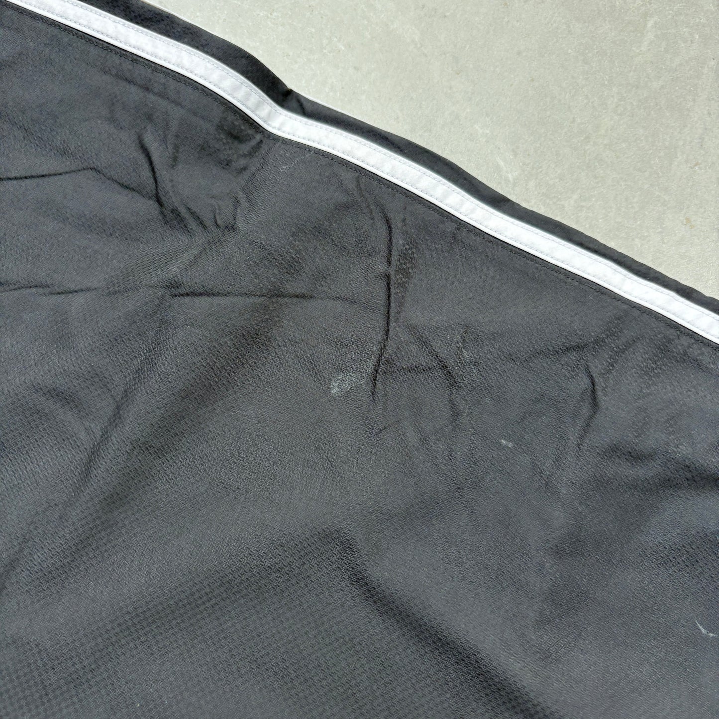 Vintage Adidas Black Baggy Tracksuit Sweatpants Track Pants Bottoms - M