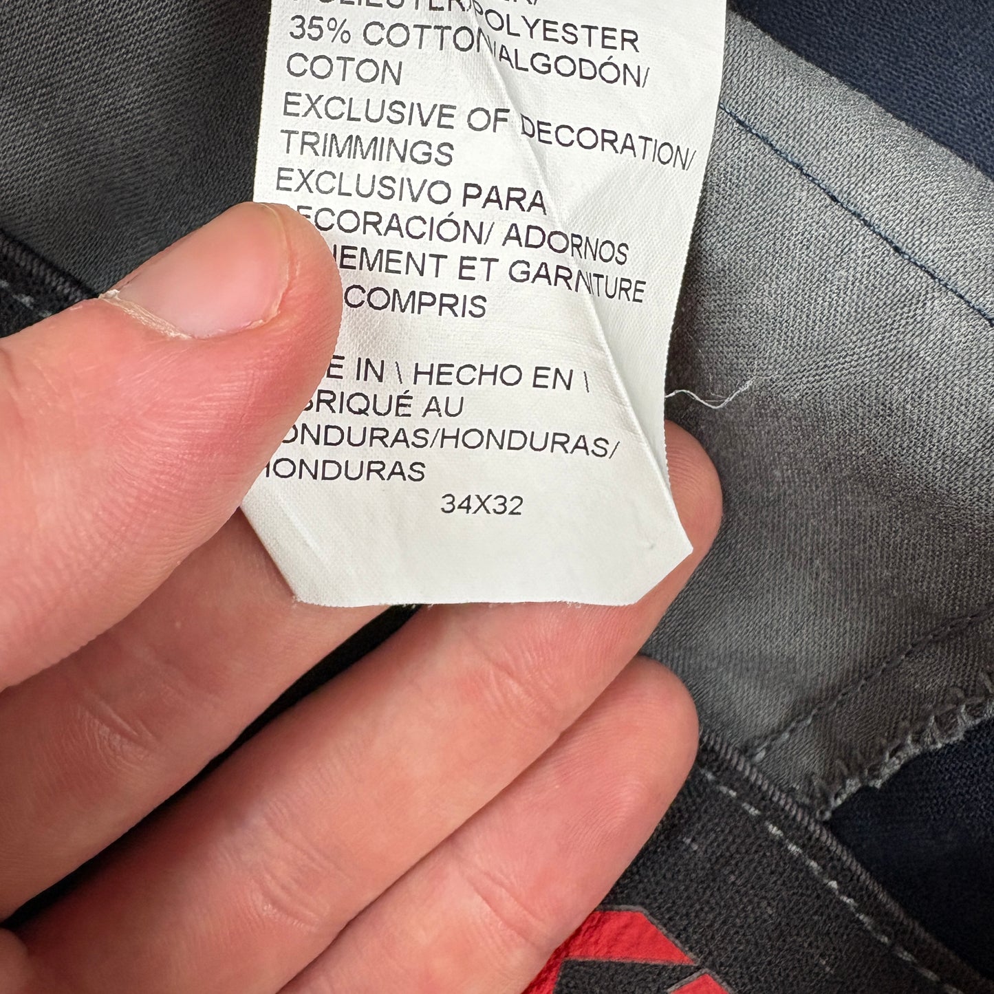 Vintage Dickies 874 Navy Baggy Skate Chino Trousers - 34